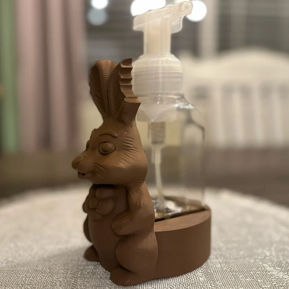 Chocolate Bunny Soap Holder for Bath & Body Works Bottles